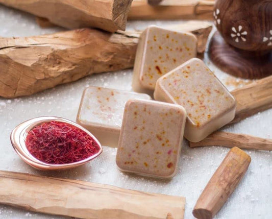 Ghar Detan Magic Soap – Sandalwood & Saffron Skin Brightening Bar